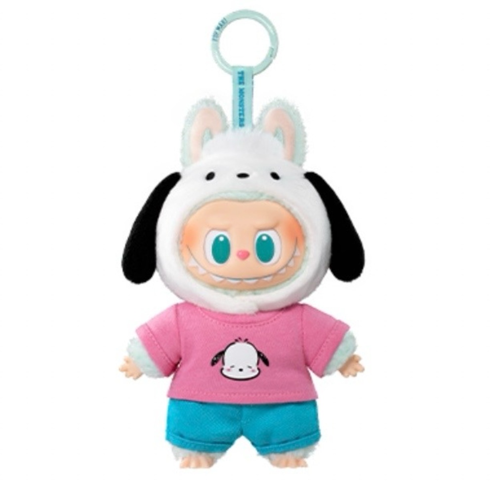 NIB Labubu x Hello Kitty & Friends Series Plush Pendant. Pochacco - Unopened!